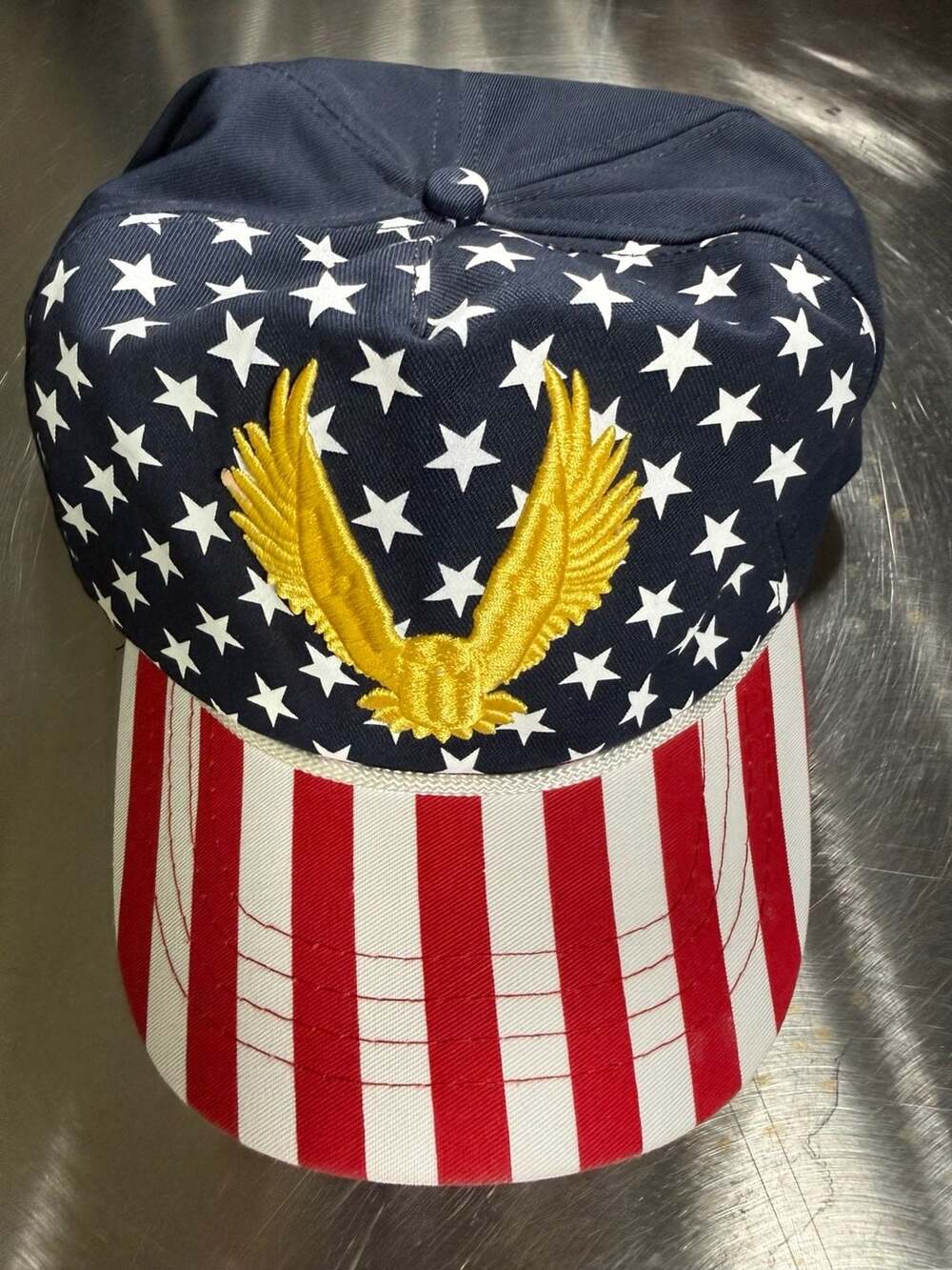Cali-Fame Headwear Make America Great Again Eagle Flag Snapback Hat